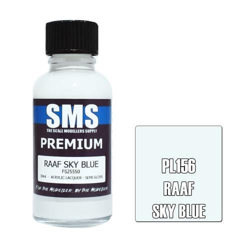 SMS PL156 Premium Acrylic Lacquer RAAF Sky Blue 30ml Scale Modellers Supply PAINT, BRUSHES & SUPPLIES