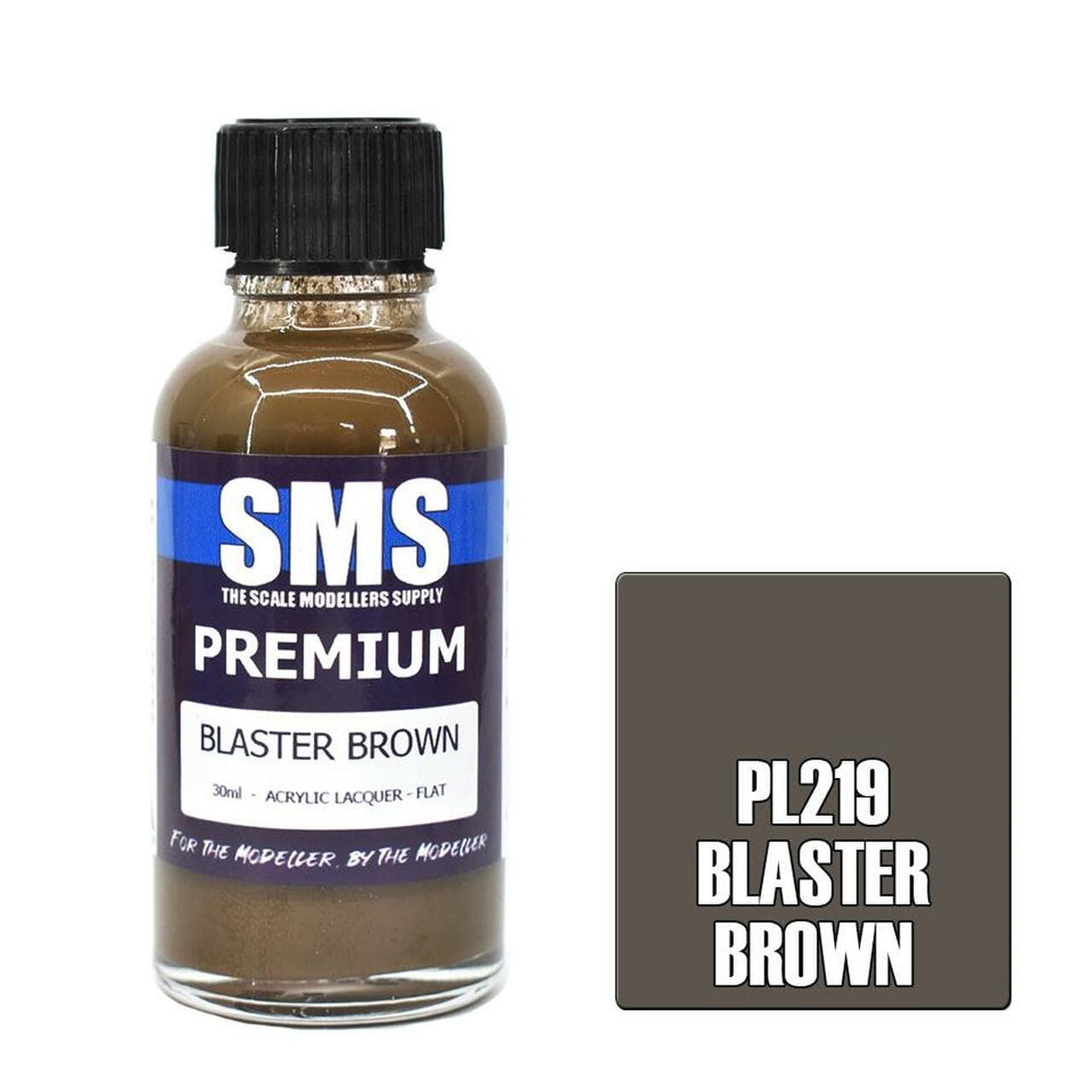 SMS PL219 Premium Acrylic Lacquer Blaster Brown 30ml - Hobbytech Toys