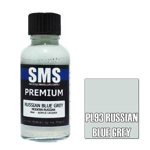 SMS PL93 Premium Acrylic Lacquer Russian Blue Grey 30ml Scale Modellers Supply PAINT, BRUSHES & SUPPLIES
