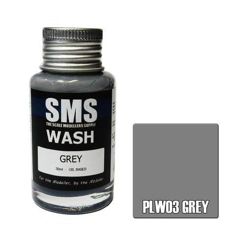 SMS PLW03 Weathering Wash Grey 30ml Scale Modellers Supply PAINT, BRUSHES & SUPPLIES