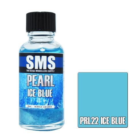 SMS PRL22 Premium Acrylic Lacquer Pearl Ice Blue 30ml Scale Modellers Supply PAINT, BRUSHES & SUPPLIES