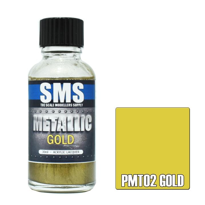 SMS SET07 Liquid Gold Colour Set Scale Modellers Supply PAINT, BRUSHES & SUPPLIES
