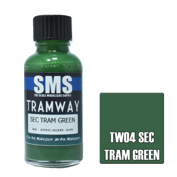 SMS TWSET02 SEC Class Tram Colour Set Scale Modellers Supply PAINT, BRUSHES & SUPPLIES
