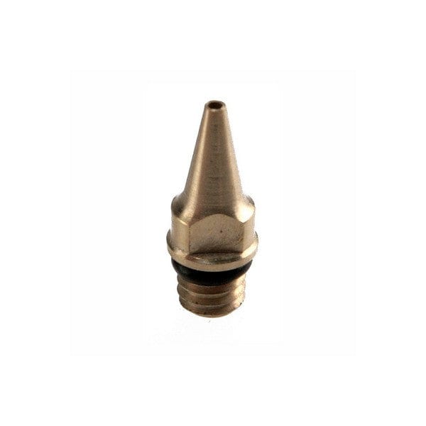 Sparmax 884077 Nozzle for 0.2 mm airbrush, made of high-quality brass for precise spraying.