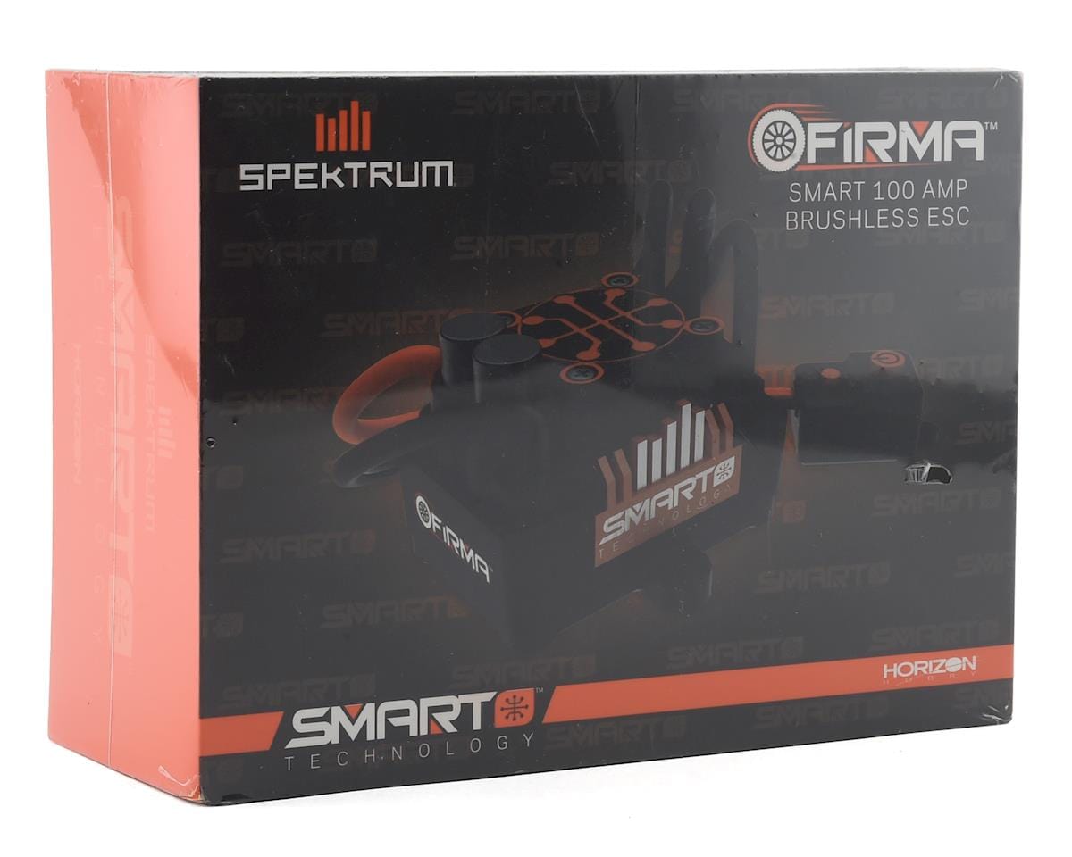 Spektrum Firma 100A Brushless Smart Car ESC, 2-4S - Hobbytech Toys