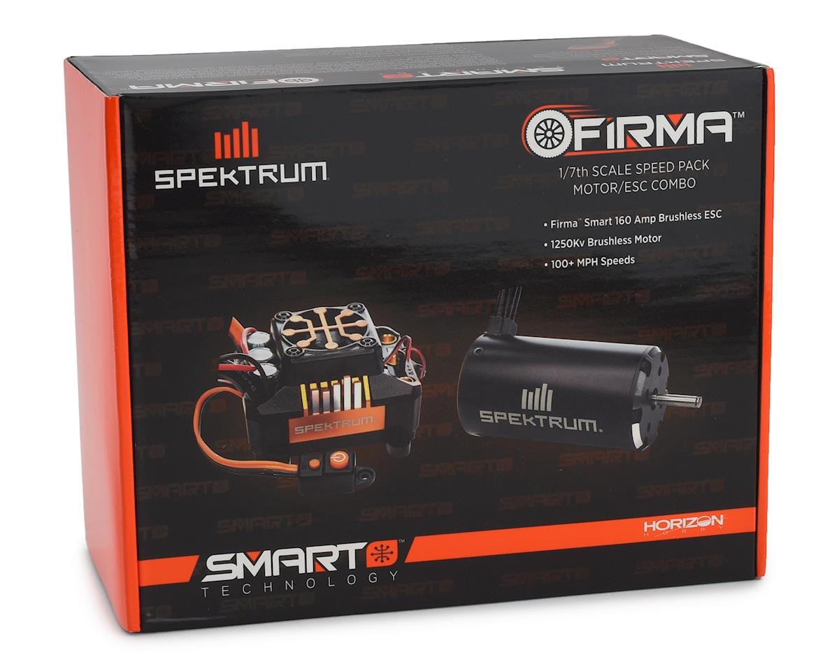 Spektrum Firma 160A Smart ESC with 1250Kv Sensorless Motor - Hobbytech Toys