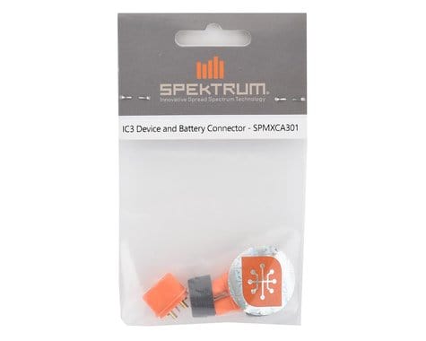 Spektrum IC3 Device & Battery Connector (1 of each) Spektrum ELECTRIC ACCESSORIES
