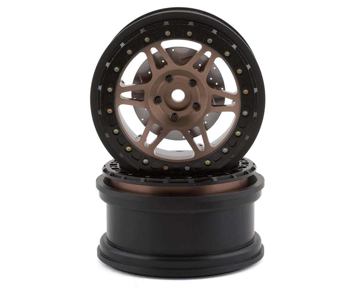 SSD RC 2.9” Prospect Beadlock Wheels (Bronze) (2) - Hobbytech Toys