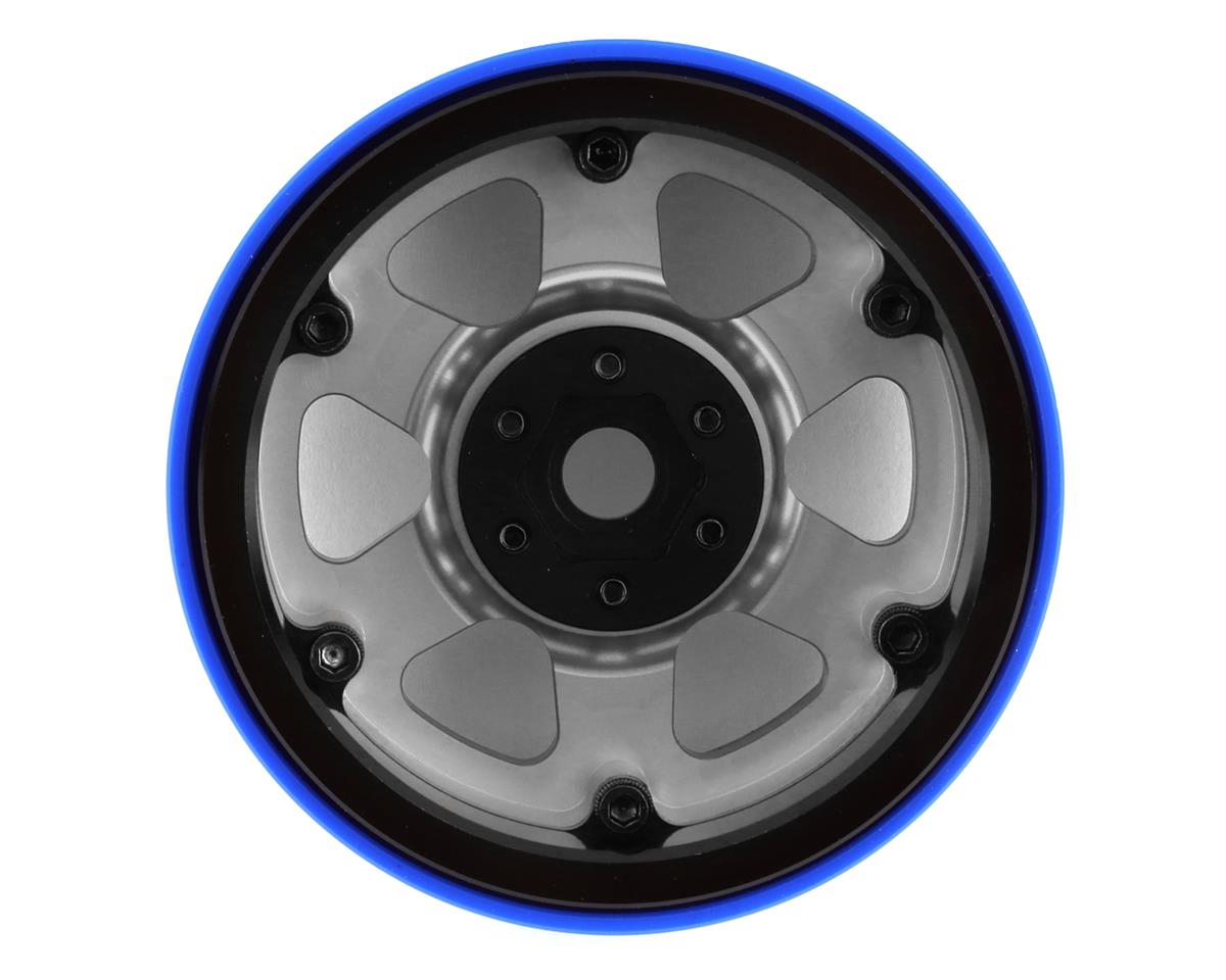 SSD RC Challenger PL 2.2inch Beadlock Crawler Wheels (Silver/Black) (2) SSD RC RC CARS - PARTS