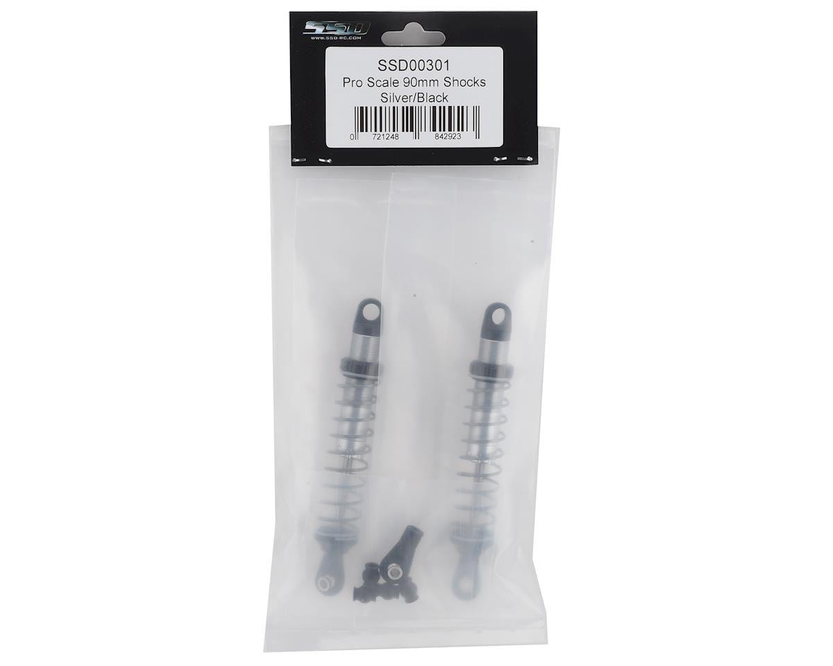 SSD RC Pro Scale 90mm Shocks (Silver/Black) SSD RC RC CARS - PARTS