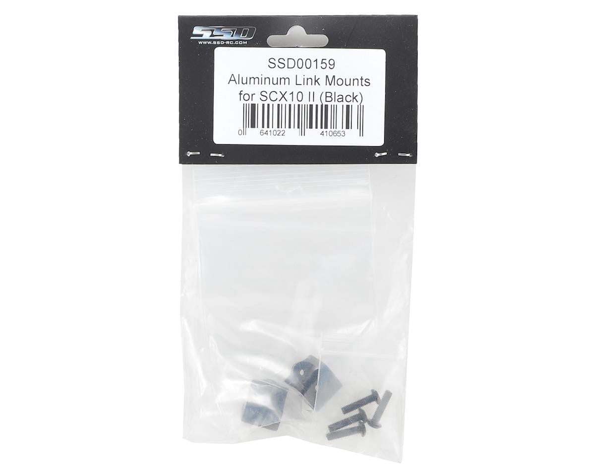 SSD RC SCX10 II Aluminum Link Mounts (Black) SSD RC RC CARS - PARTS