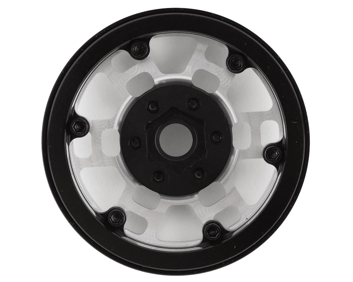 SSD RC Toycoma 1.9 Beadlock Crawler Wheels (Silver) (2) - Hobbytech Toys