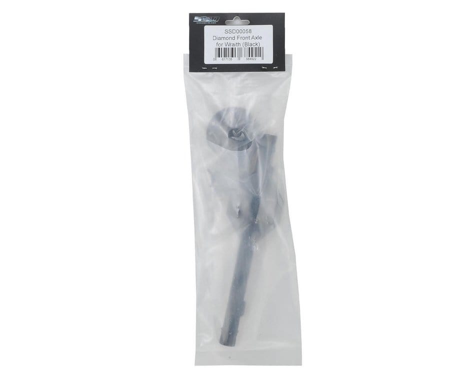 SSD RC Wraith Diamond Front Axle (Black) SSD RC RC CARS - PARTS
