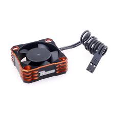 Surpass Hobby Rocket Aluminum Cooling Fan 30x30mm 8.4v Blk/Org Surpass Hobby RC CARS - PARTS