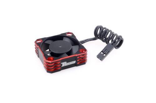 Surpass Hobby Rocket Aluminum Cooling Fan 30x30mm 8.4v Blk/Red Surpass Hobby RC CARS - PARTS
