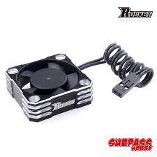 Surpass Hobby Rocket Aluminum Cooling Fan 30x30mm 8.4v Blk/Silv Surpass Hobby RC CARS - PARTS