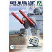 Takom 2138 1/35 GWS-30 Sea Dart & GWS-25 Sea Wolf Plastic Model Kit - Hobbytech Toys