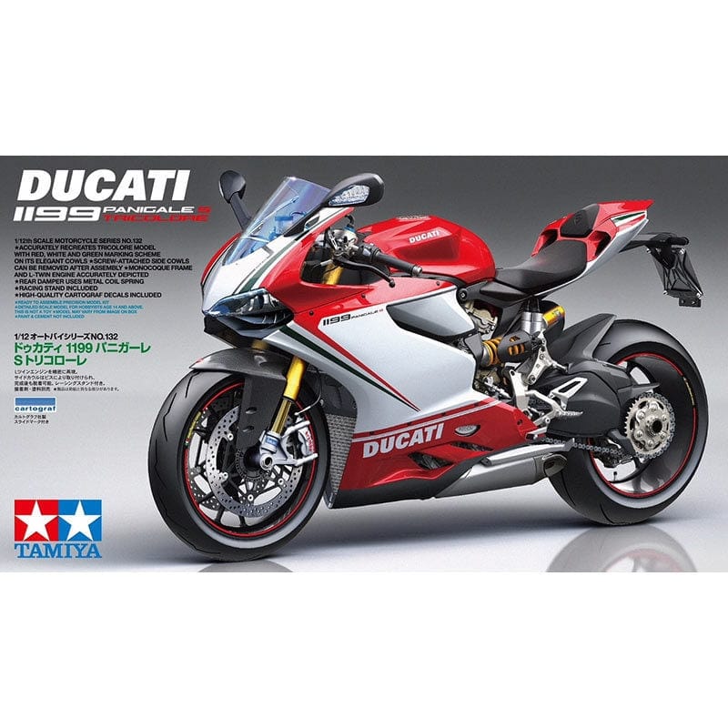 Tamiya 1/12 Ducati 1199 Panigale S Tricolore Tamiya PLASTIC MODELS