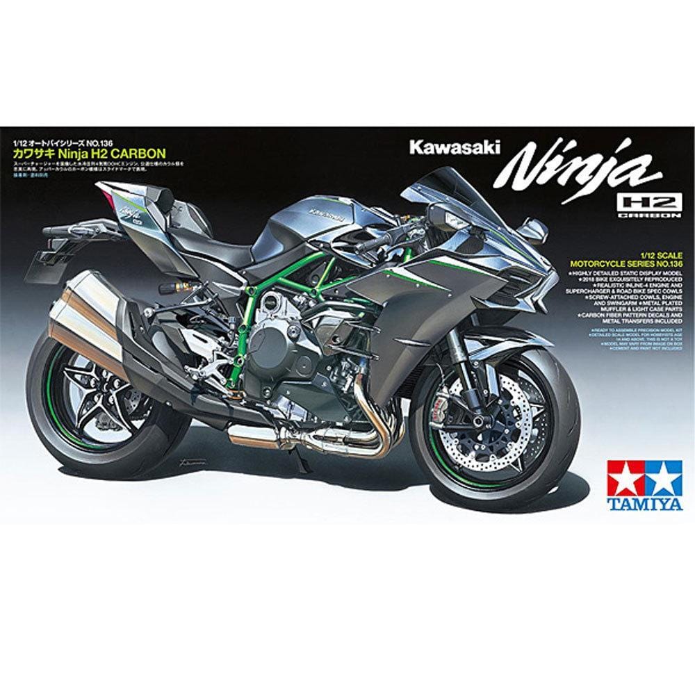 Tamiya 1/12 Kawasaki Ninja H2 Carbon Tamiya PLASTIC MODELS