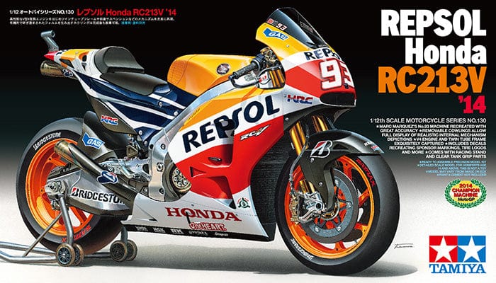 Tamiya 1/12 Repsol Honda Rc213V 14 Tamiya PLASTIC MODELS