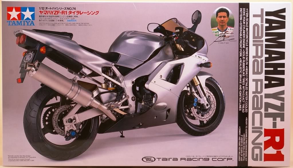 Tamiya 1/12 Yamaha Yzf-R1 Taira Racing Tamiya PLASTIC MODELS