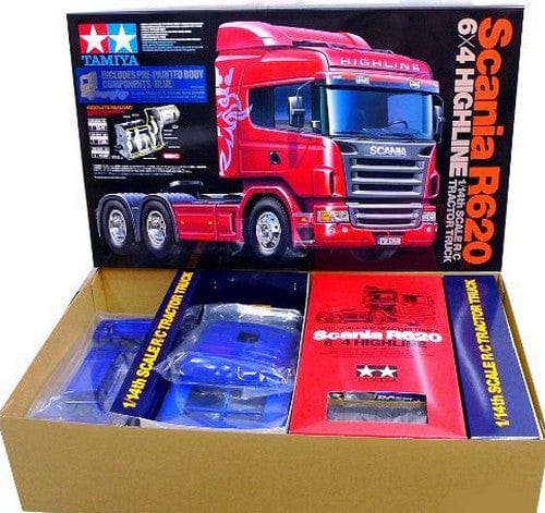Tamiya 1/14 Scania R620 6X4 Highline Kit Blue Tamiya RC CARS