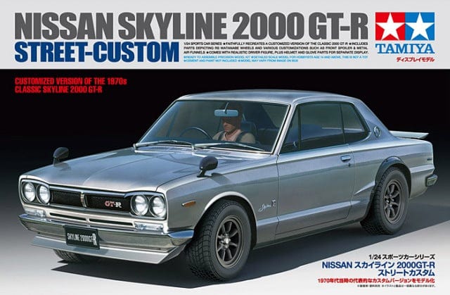 Tamiya 1/24 Nissan Skyline 2000 Gt-R Street Custom Tamiya PLASTIC MODELS