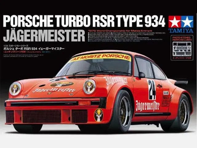 Tamiya 1/24 Porsche Turbo Rsr Type 934 Jagermeister Tamiya PLASTIC MODELS
