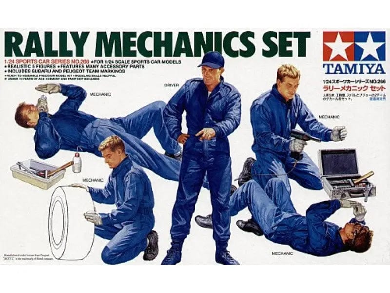 Tamiya 1/24 Rally Mechanics Set Tamiya PLASTIC MODELS