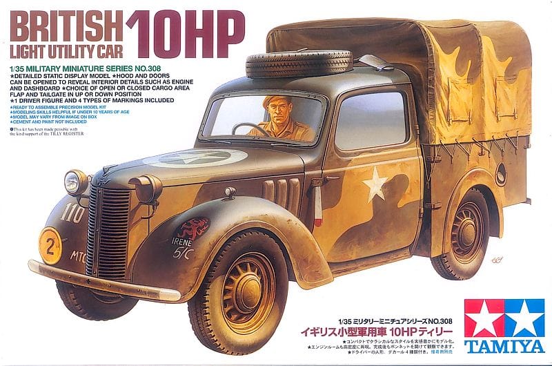 Tamiya 1/35 British Light Utility Car 10Hp Tamiya PLASTIC MODELS