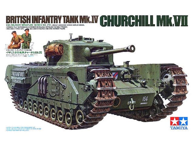 Tamiya 1/35 Churchill Mk.Vii Tank Tamiya PLASTIC MODELS