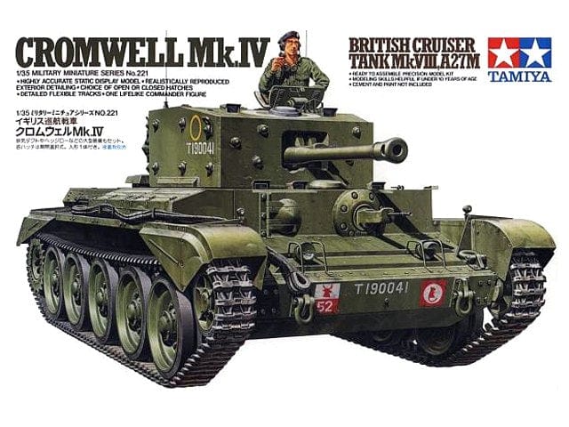 Tamiya 1/35 Cromwell Mk Iv British Cruiser Tank Tamiya PLASTIC MODELS