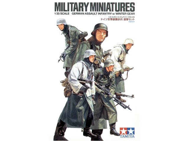 Tamiya 1/35 German Assault Infantry With Winter Gear Military Miniatures Tamiya PLASTIC MODELS