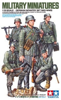 Tamiya 1/35 German Infantry Mid-WWII Tamiya PLASTIC MODELS
