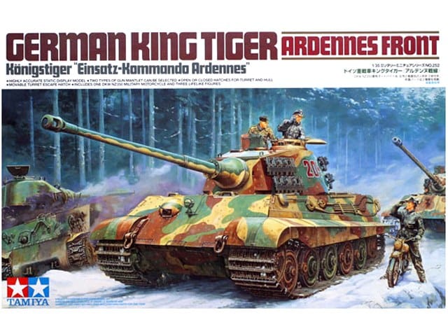 Tamiya 1/35 German King Tiger Ardennes Front Tamiya PLASTIC MODELS