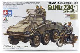 Tamiya 1/35 German Sdkfz 234/1 Heavy Armored Car Tamiya PLASTIC MODELS