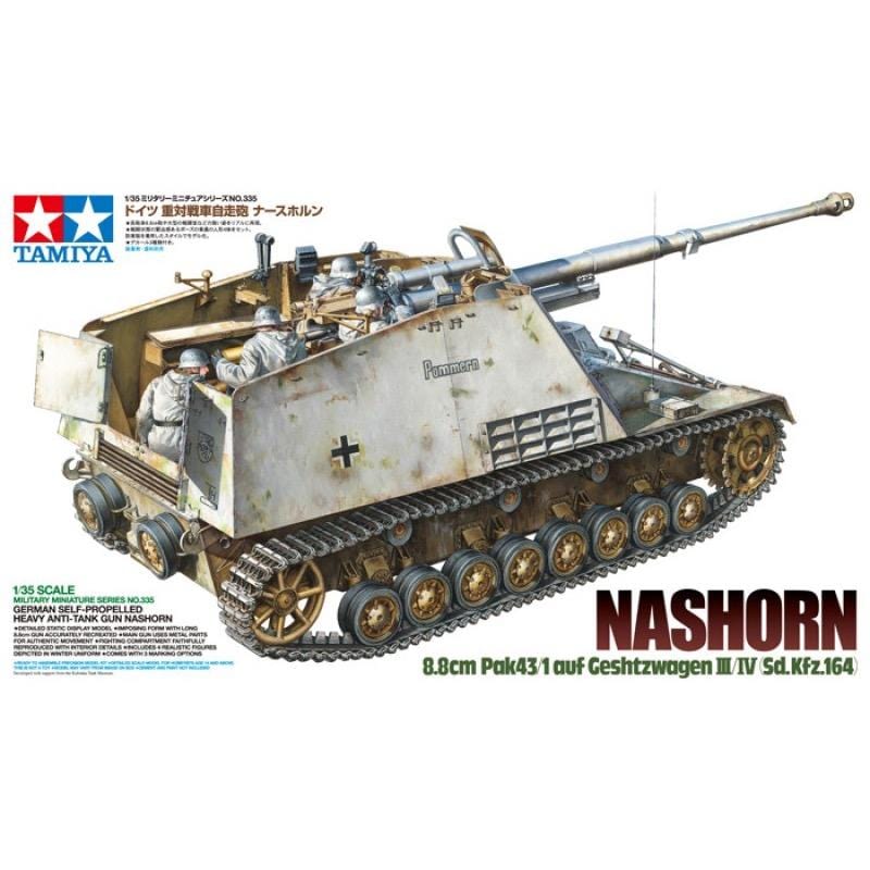 Tamiya 1/35 German Self-Propelled Heavy Anti-Tank Gun Nashorn Tamiya PLASTIC MODELS