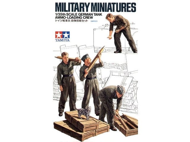 Tamiya 1/35 German Tank Ammo Loading Crew Tamiya PLASTIC MODELS