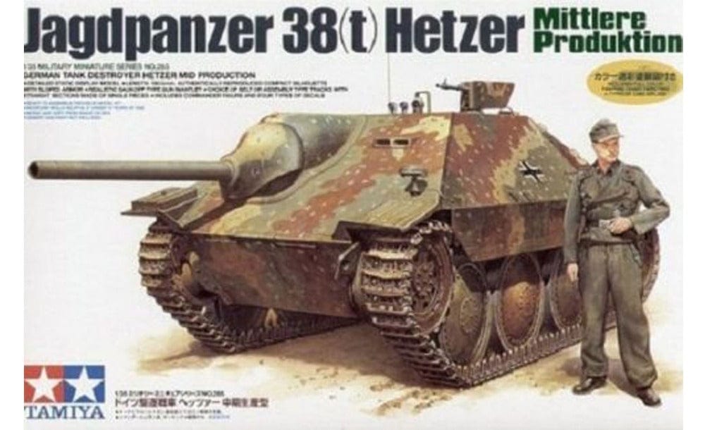 Tamiya 1/35 Hetzer Mittlere Produktion Tamiya PLASTIC MODELS