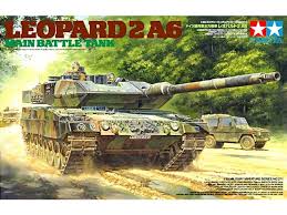Tamiya 1/35 Leopard 2 A6 Main Battle Tank Tamiya PLASTIC MODELS