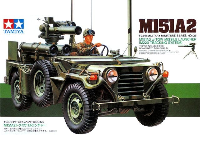 Tamiya 1/35 M151A2 W/Tow Missile Launcher Tamiya PLASTIC MODELS