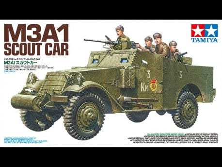 Tamiya 1/35 M3A1 Scout Car Tamiya PLASTIC MODELS