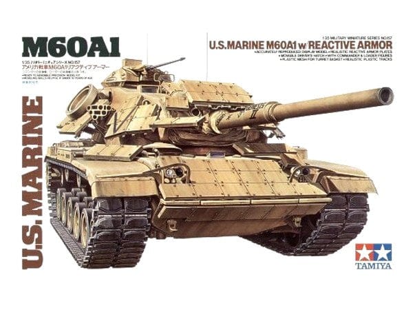 Tamiya 1/35 M60A1 Us Marine W/Reactive Armor Tamiya PLASTIC MODELS