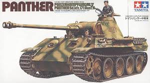 Tamiya 1/35 Panther Tankpanzerkampfwagen V Tamiya PLASTIC MODELS
