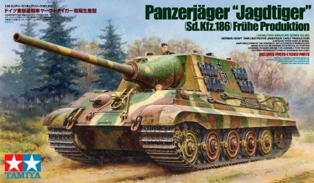Tamiya 1/35 Panzerjager Jagdtiger Tamiya PLASTIC MODELS