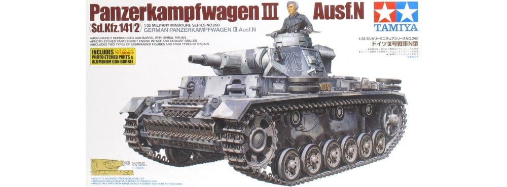 Tamiya 1/35 Panzerkampfwagen Iii Ausf.N Tamiya PLASTIC MODELS