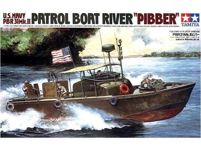 Tamiya 1/35 Pbr31Mk.Ii River Patrol Boat Pibber Tamiya PLASTIC MODELS