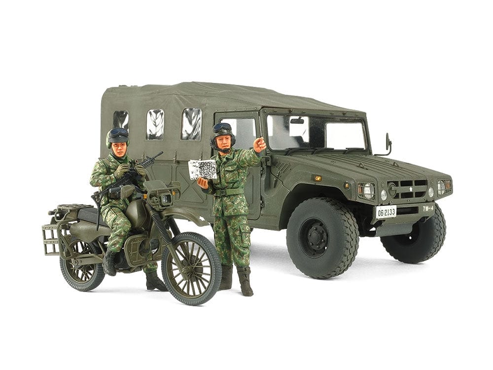 Tamiya 1/35 Recon Motorcycle And High Mobility Vehicle Set Tamiya PLASTIC MODELS