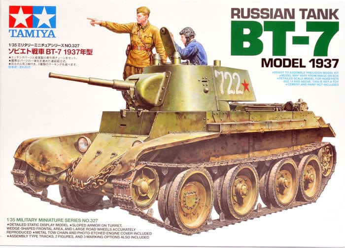 Tamiya 1/35 Russian Tank Bt-7 Model 1937 Tamiya PLASTIC MODELS