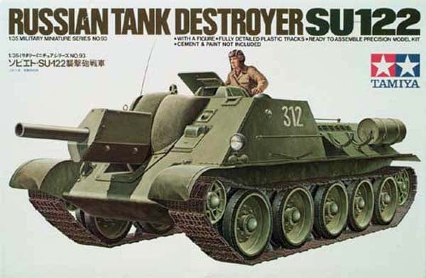 Tamiya 1/35 Russian Tank Destroyer Su-122 Tamiya PLASTIC MODELS